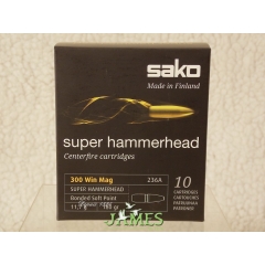 Munition .300 Win Mag SAKO Super Hammerhead